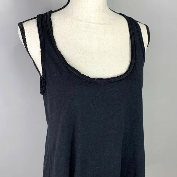 Pure+Gold Tank Top Women Small Black Hi-low Hem Scoop Neck - Picture 5 of 9